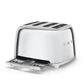 Smeg Retro 4x4 Toaster, Sl Steel, , large