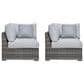 Signature Design by Ashley Harbor Court Corner with Cushion in Gray (Set of 2), , large