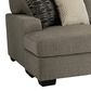 Northwestern Bri Stationary Left-Facing Sofa in Bri Pewter, , large