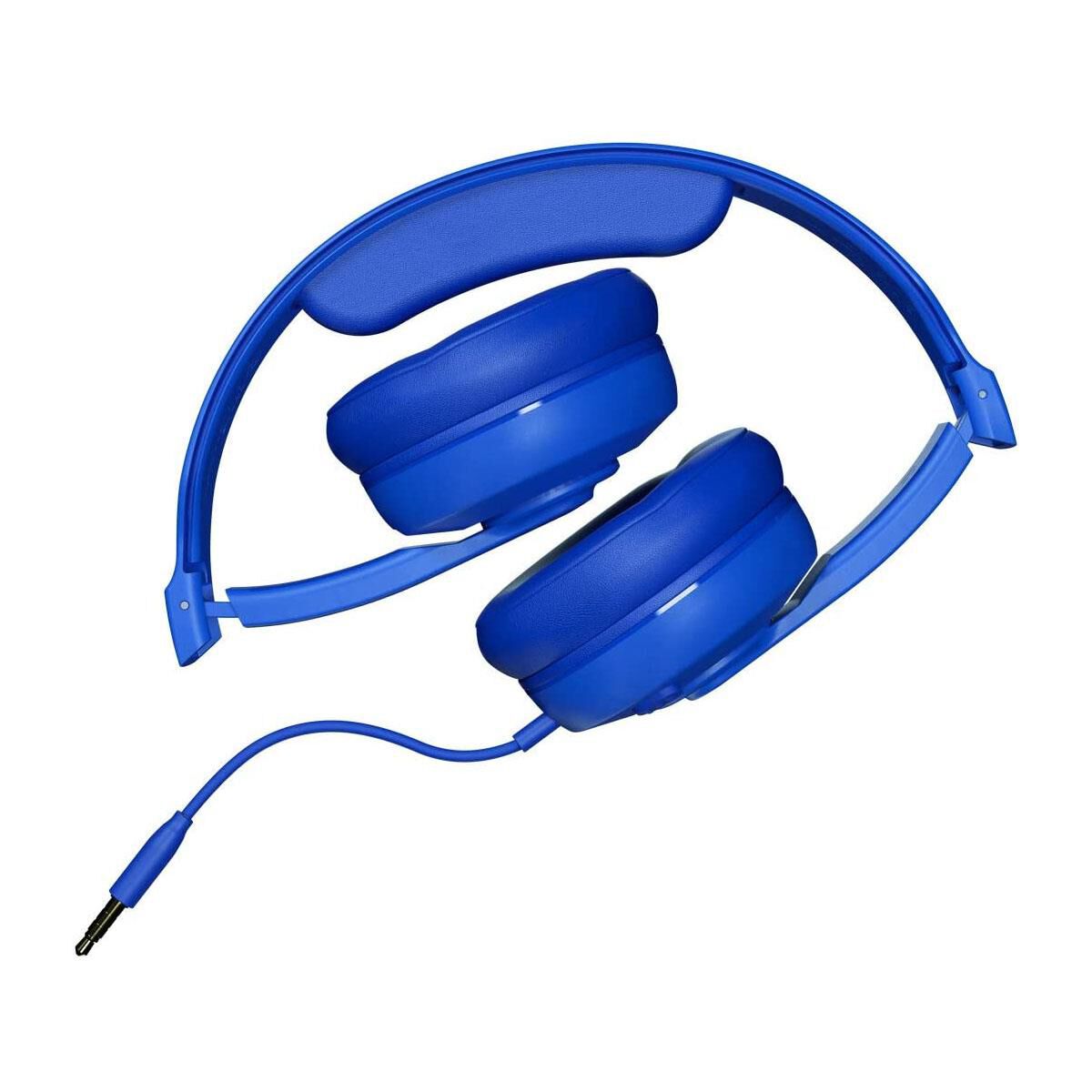 Skullcandy Cassette Junior Volume-Limited Wired Headphones in Blue