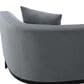 Armen Living Melange Sofa in Gray Velvet, , large