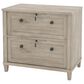 Sauder Hammond 2-Drawer Lateral File Cabinet in Chalk Oak, , large