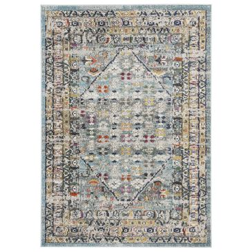 Safavieh Monaco MNC255M 4" x 5"7" Blue and Light Grey Area Rug, , large