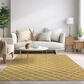 Dalyn Rug Company York 10" x 14" Gold Indoor/Outdoor Area Rug, , large