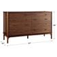 Stickley Furniture Walnut Grove 8-Drawer Dresser in Warm Brown, , large