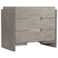 Bernhardt Foundations 3 Drawers Nightstand in Light Shale and Dark Shale, , large