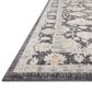 Loloi II Monroe 5"3" x 7"9" Charcoal and Natural Area Rug, , large