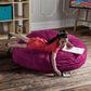 Jaxx 4" Cocoon Kids Bean Bag in Fuchsia, , large