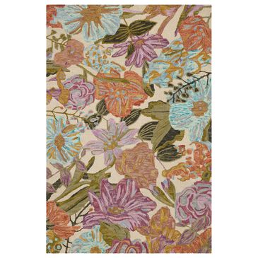 Loloi Belladonna 7"9" x 9"9" Ivory and Multicolor Area Rug, , large