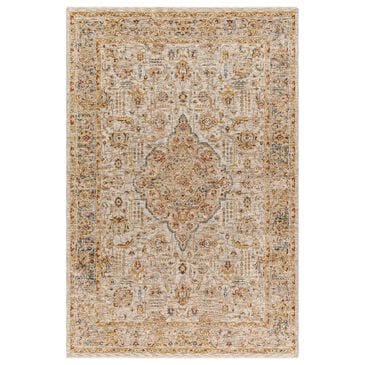 Surya Mona Lisa 6"7" Round Light Sage, Tan, Mustard, Olive, Brick Red, Dark Blue and Burgundy Area Rug, , large