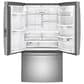 GE Profile 23.1 Cu. Ft. French-Door Refrigerator in Fingerprint Resistant Stainless Steel, , large