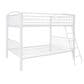 Linden Boulevard Full over Full Heavy Metal Bunk Bed in White, , large