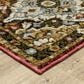 Oriental Weavers Andorra 10" x 13"2" Red and Multicolor Area Rug, , large