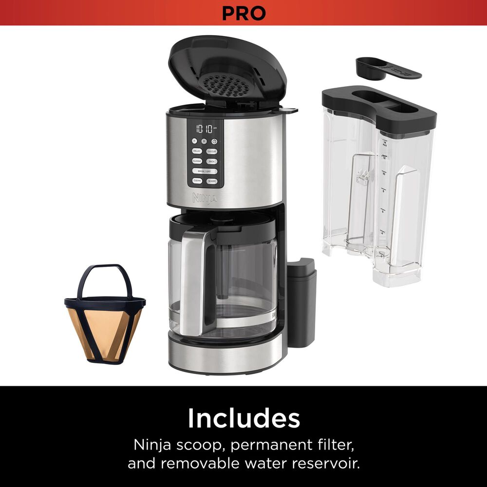 Ninja XL 14-Cup Programmable Coffee Maker in Black and Stainless Steel, , large