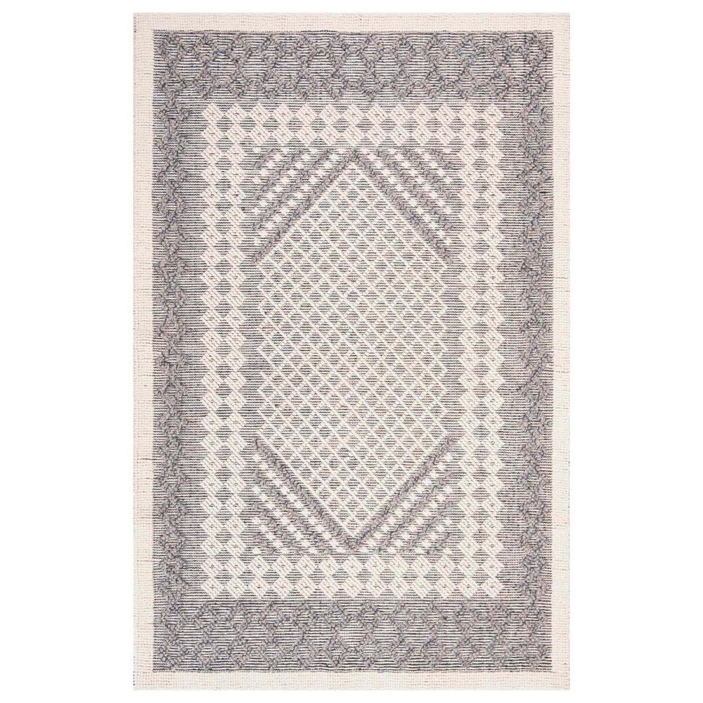 Safavieh Natura 5" x 8" Cream and Navy Area Rug, , large