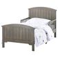 Foundations Worldwide Hampton Toddler Bed with Rails in Dapper Gray, , large