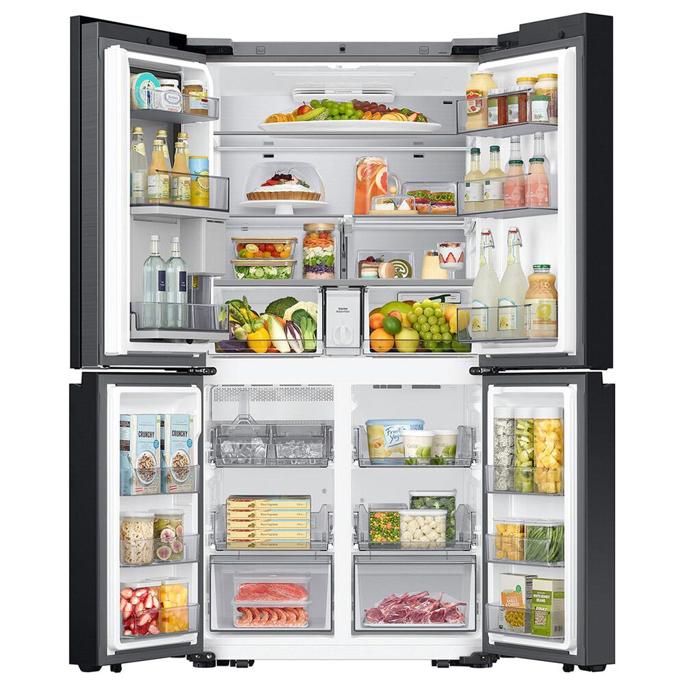 Samsung Bespoke 28.6 Cu. Ft. 4-Door Flex French Door Refrigerator with AI Family Hub+ in Stainless Steel, , large
