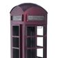 Waltham Telly Telephone Booth Bar Cabinet in Vintage Red, , large