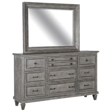 Nicolette Home Lancaster Dresser and Mirror in Dovetail Grey, , large