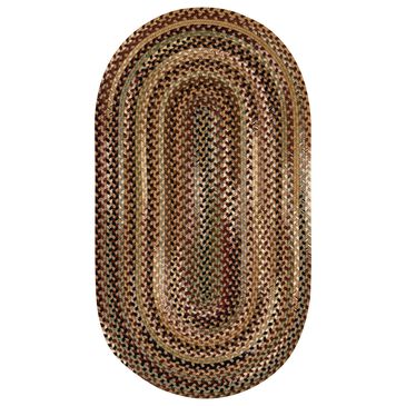 Capel Gramercy 0070-700 9"2" x 13"2" Oval Tan Area Rug, , large
