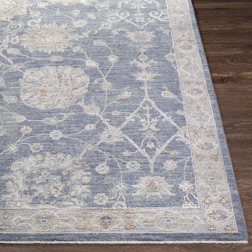 Surya Avant Garde 2&#39;7&quot; x 7&#39;3&quot; Gray, Beige and Denim Runner, , large