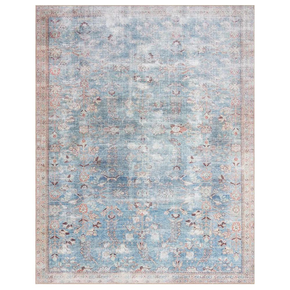 Loloi II Wynter WYN-06 7"6" x 9"6" Teal/Multi Area Rug, , large