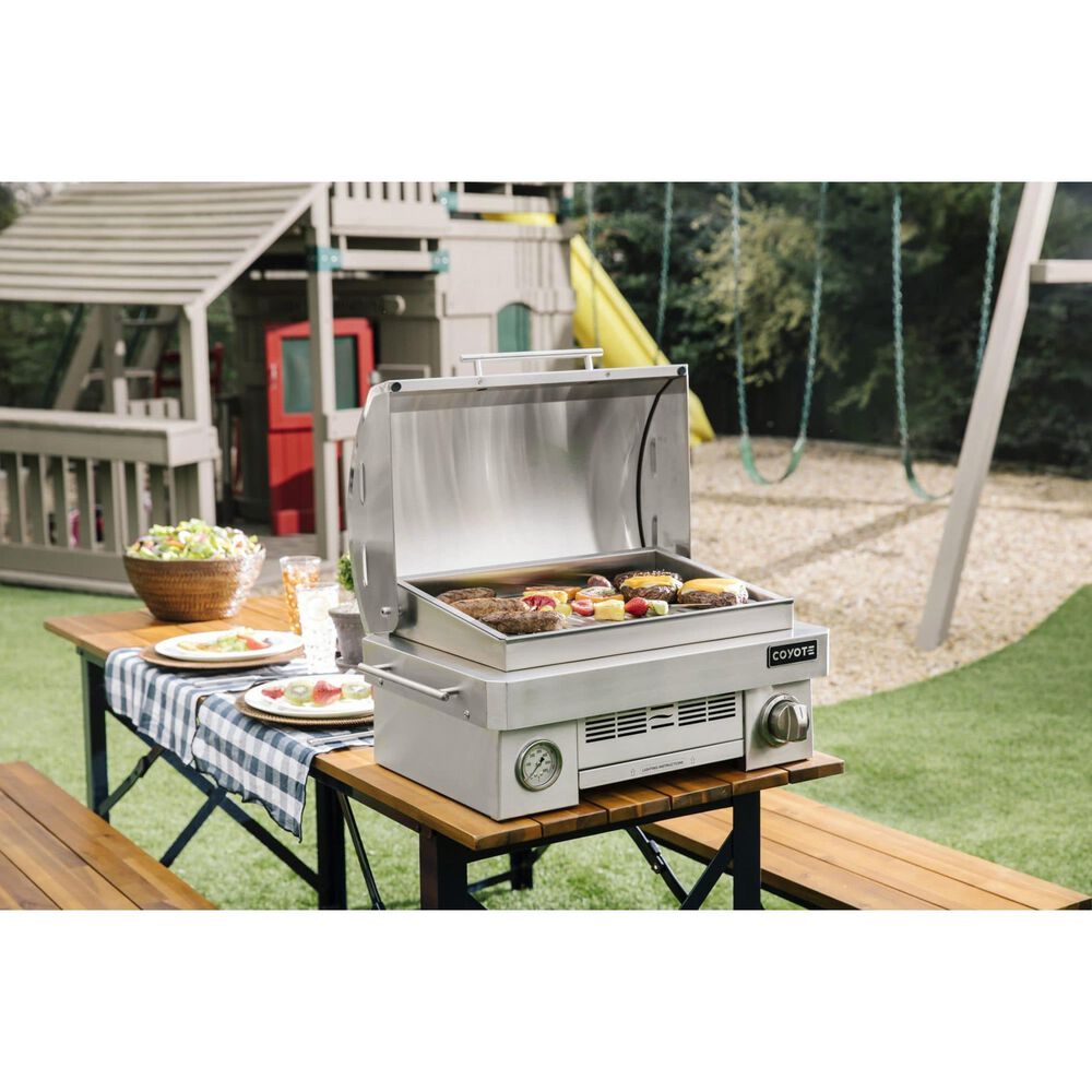 Coyote Outdoor CCVRPG-CT Portable Liquid Propane Gas Grill in Stainless Steel, , large