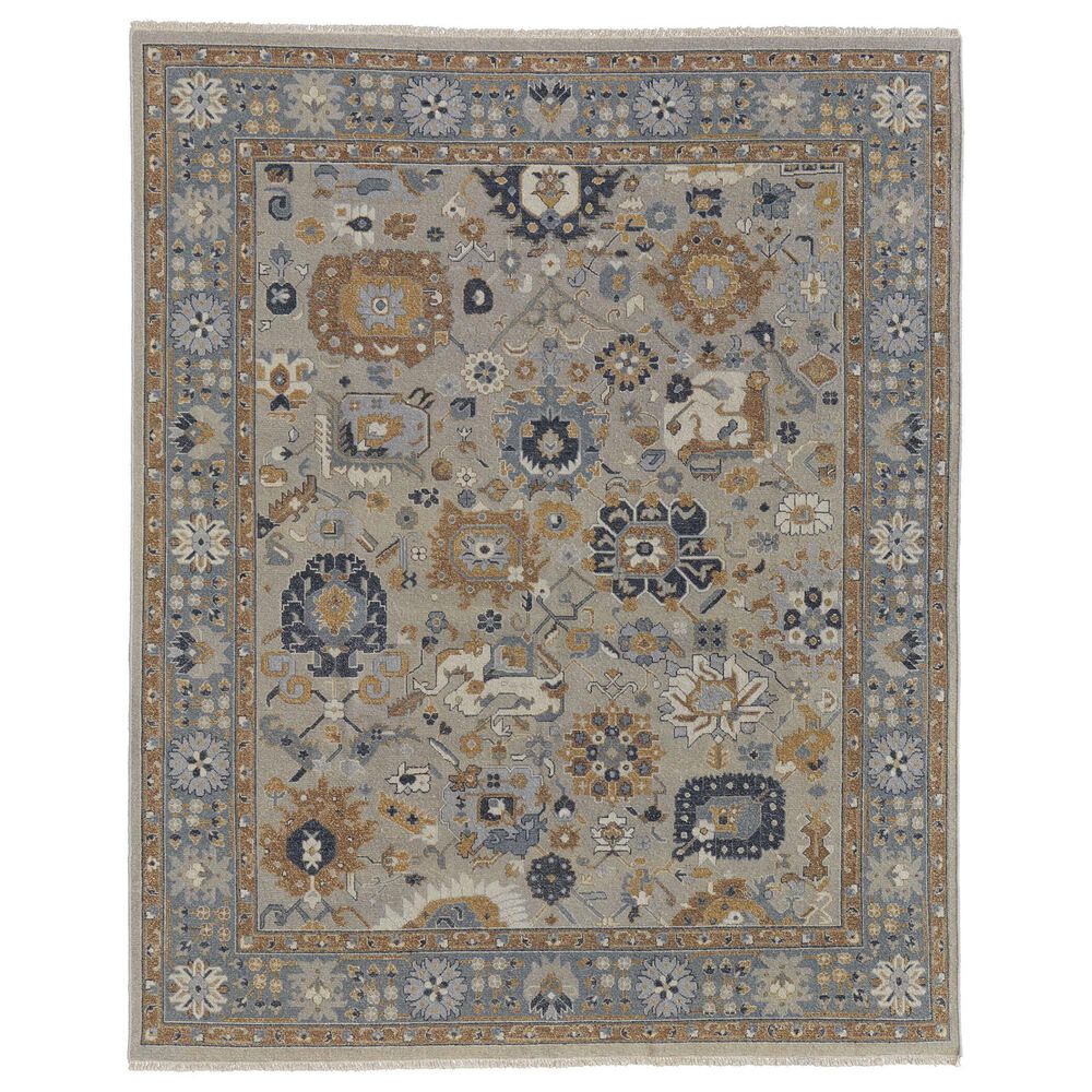 Feizy Rugs Corbitt 2" x 3" Blue and Brown Area Rug, , large