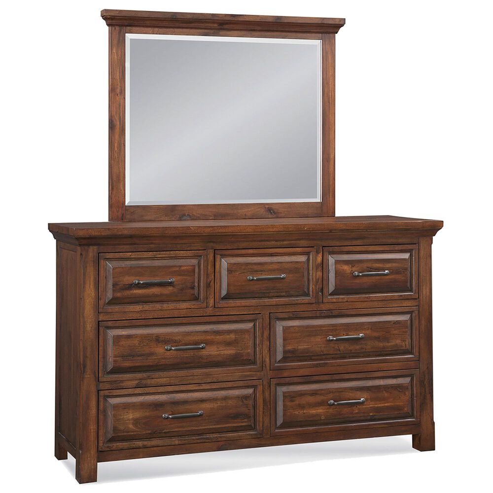 Napa Furniture Design Hill Crest 7-Drawer Dresser in Dark Chestnut, , large