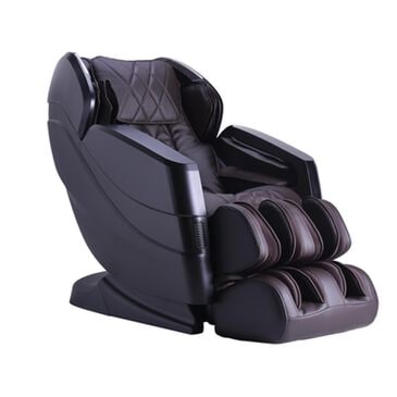 Cozzia Advanced L-Track Massage Chair in Black and Brown, , large