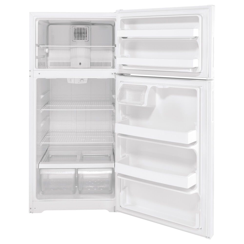 Hotpoint 15.6 Cu. Ft. Top Freezer Refrigerator with Right Hinge in White, , large