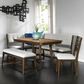 Bernards Furniture Dorval 6-Piece Rectangular Dining Set in Walnut, , large