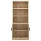 Sauder Aspen Post 5-Shelf Bookcase in Prime Oak, , large