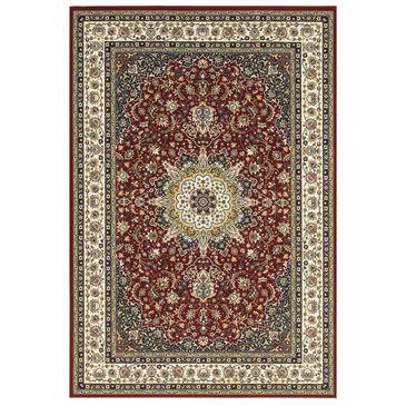 Oriental Weavers Kashan 119N1 6"7" x 9"6" Red Area Rug, , large