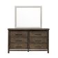 Drew and Jonathan Home Denman 6-Drawer Dresser Only in Dark Brown, , large