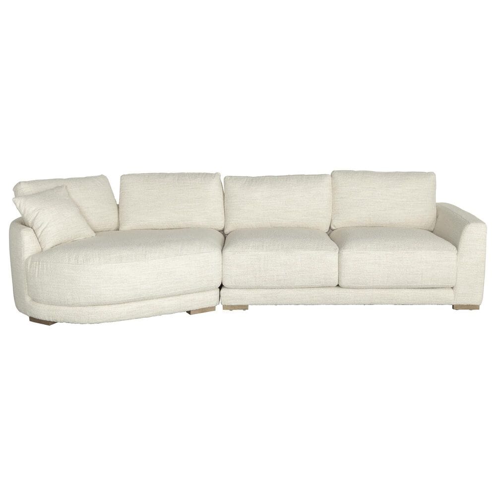 Interlochen 2 Piece Stationary Sectional in Capri Ivory, , large