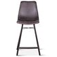 Home Trends & Design Sam Counter Stool in Charcoal, , large
