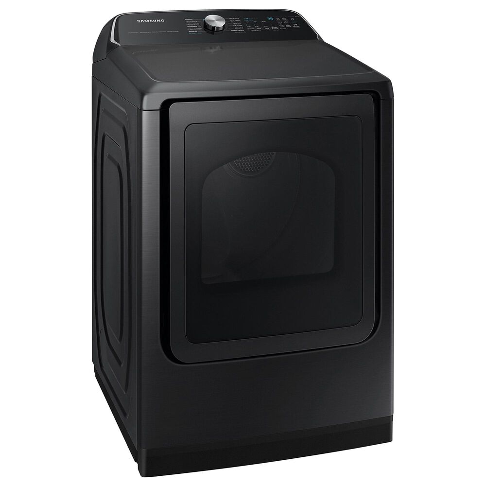 Samsung 7.4 cu. ft. Smart Electric Dryer with Steam Sanitize+ in Brushed Black, , large