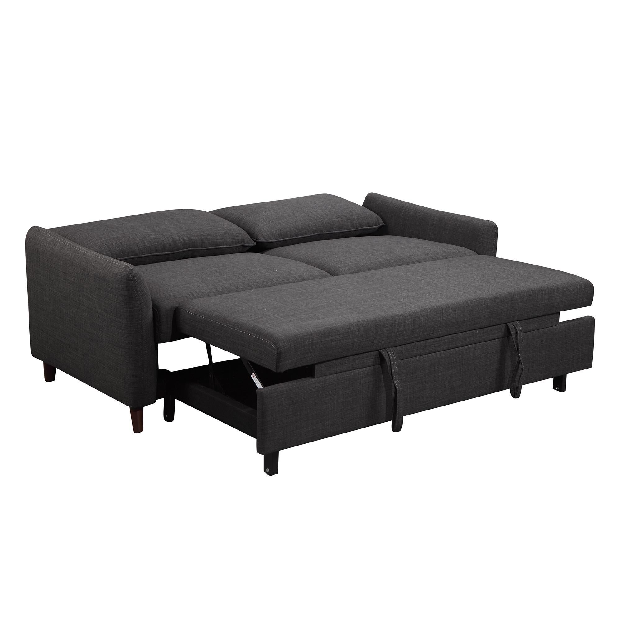Amalfi Home Furniture Holden Layflat Sofa with Pull Out Sleeper in