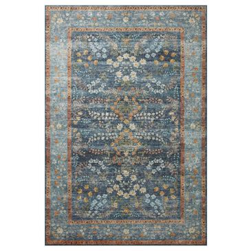Rifle Paper Co. Palais 2"3" x 3"9" Navy Area Rug, , large