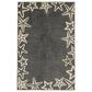Central Oriental Terrace Tropic Sandy Starfish 5" x 7"3" Stone and Snow Area Rug, , large