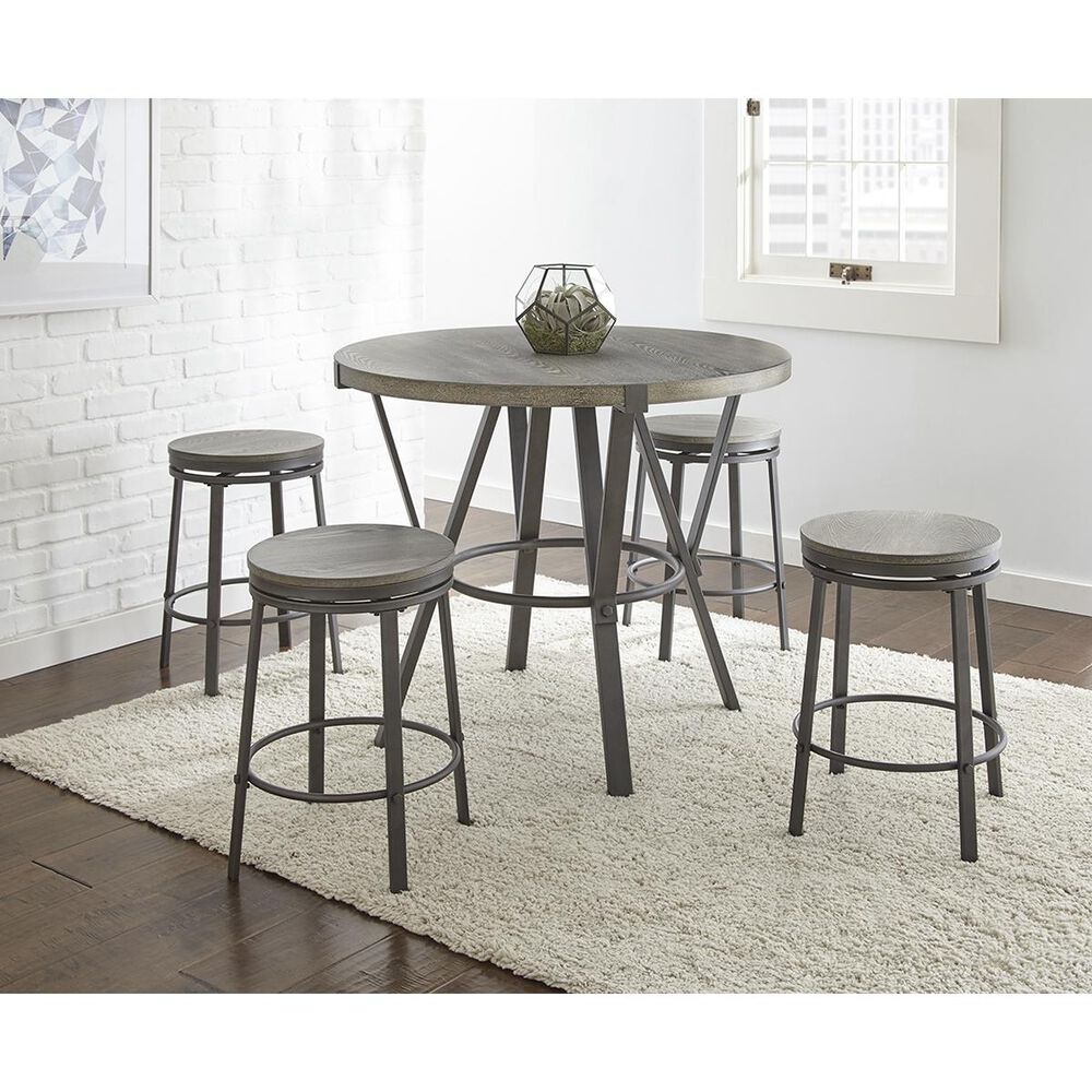 Crystal City Portland 24&quot; Counter Stool in Gray, , large