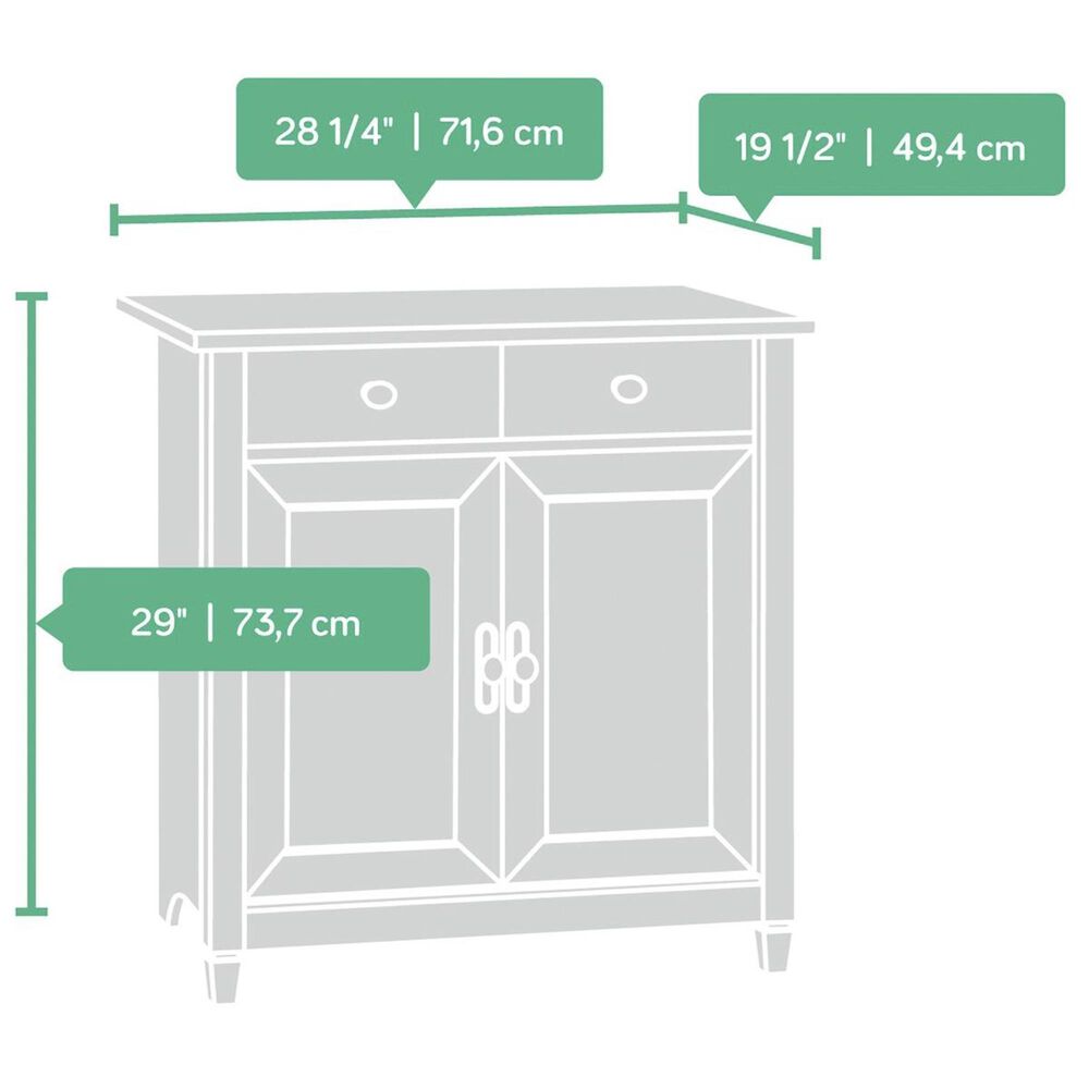 Sauder Edge Water Utility Stand in Chalked Chestnut, , large