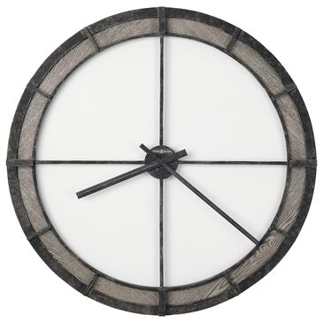 Howard Miller Mara Wall Clock in Charcoal Black and Gray, , large