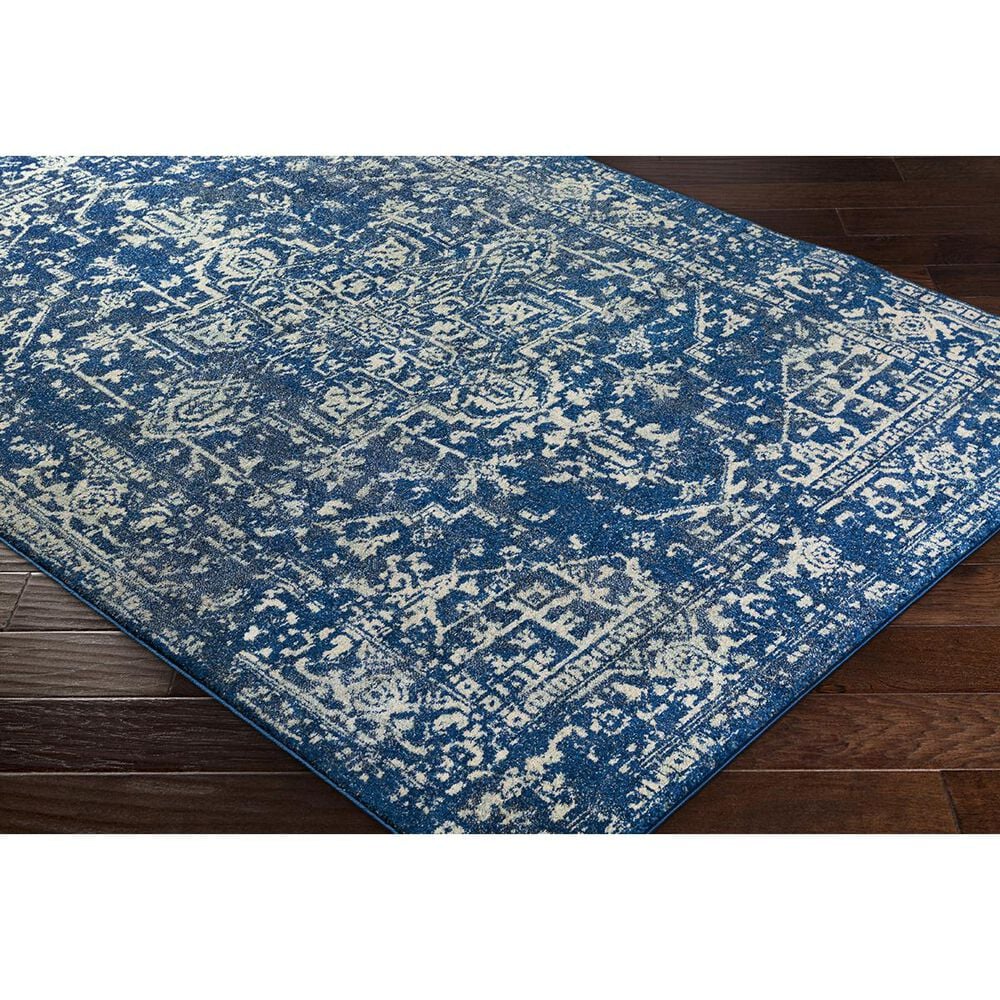 Surya Harput HAP-1022 5&#39;3&quot; x 7&#39;3&quot; Blue, Teal and Charcoal Area Rug, , large