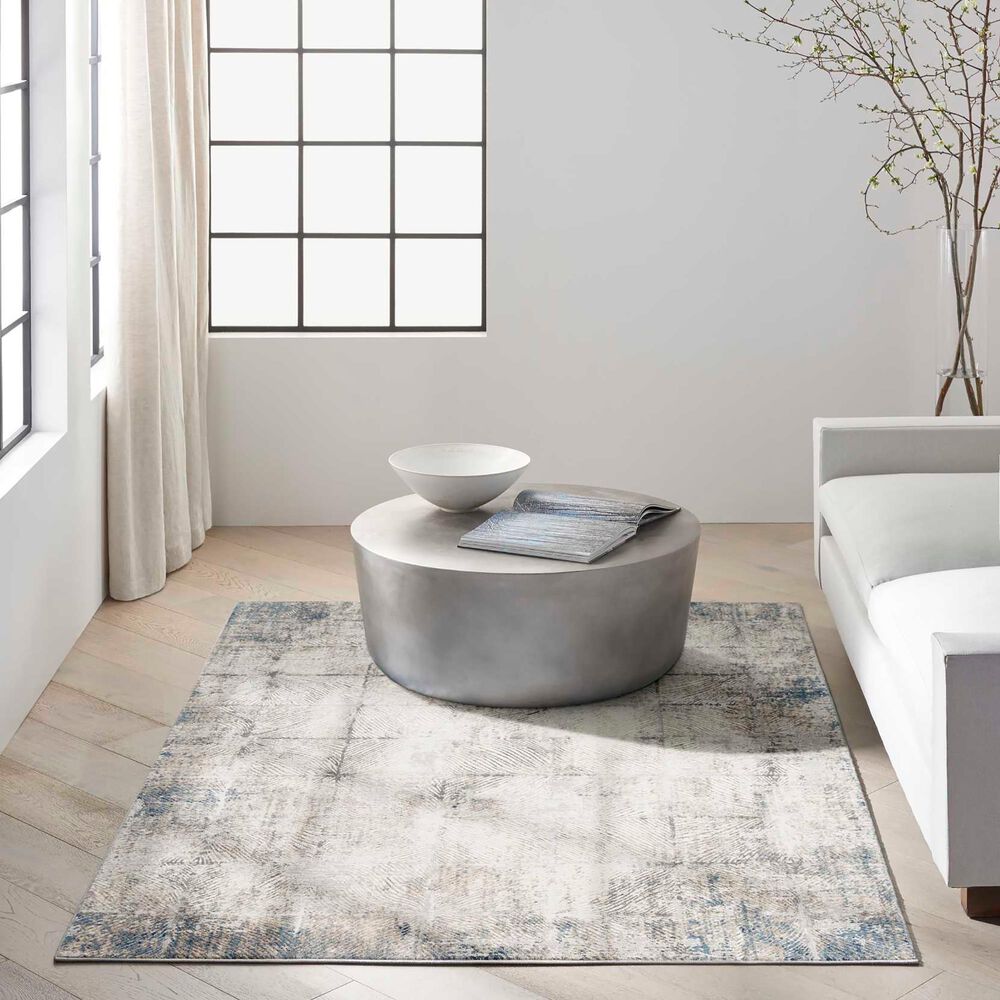 Nourison/Calvin Klein CK022 Infinity IFN03 Ivory/Grey Area Rug