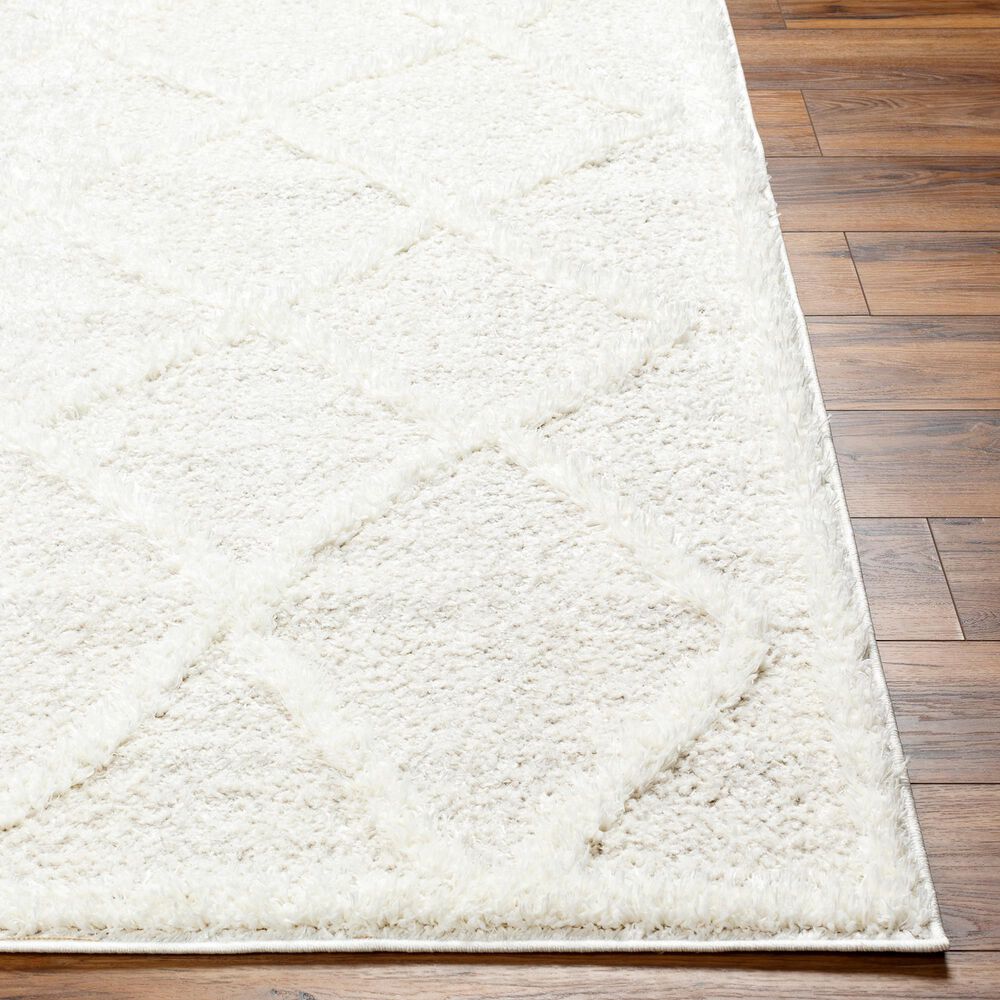 Surya Rodos RDO2301 6&#39;7&quot; x 9&#39; Beige and White Area Rug, , large