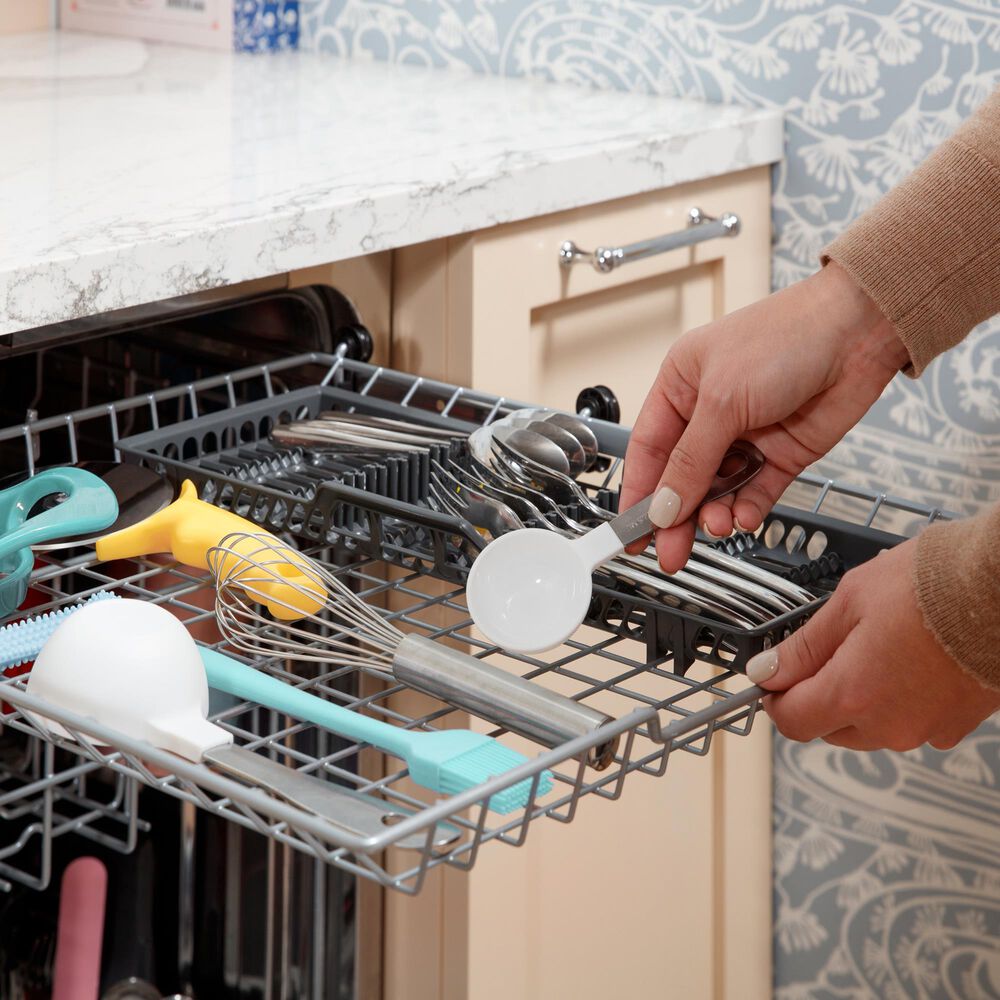 GE Appliances 24&quot; Built-In Pocket Handle Dishwasher in White, , large