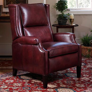 Hancock and Moore Greyson Push Back Recliner in Dream Bordeaux, , large