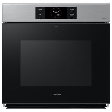 Samsung Bespoke 30" Single Electric Wall Oven with Convection in Stainless Steel, , large